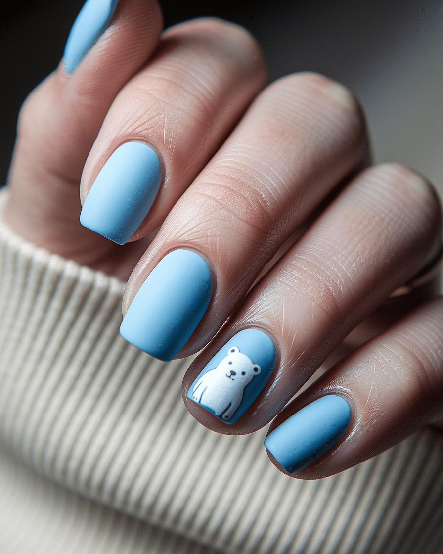 0018_3_a-close-up-photograph-of-a-hand-with-mat_wmNlVhbDR_K65Y109FyEBA_0j9qDdj0QhSnYuxueezJNQ Elegant Winter Nail Designs with Blue and White Tones