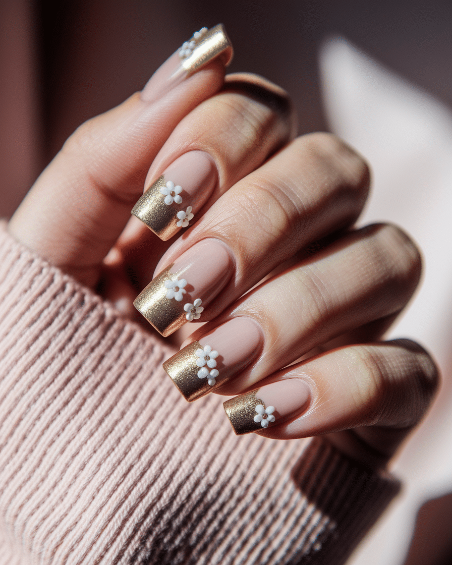 0019_2_a-close-up-photograph-captures-a-beautif_k7bppDFmRCGGg-kYXxe9hA_HXnBEd6WQfi0rYgB_CqH7Q Golden Nail Designs That Add Shine and Style to Any Season
