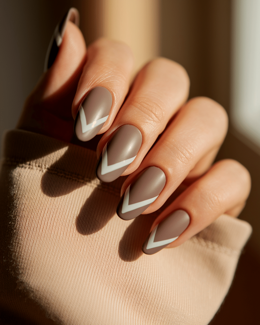 Elegant Nude Nail Designs with a Modern Glossy Twist