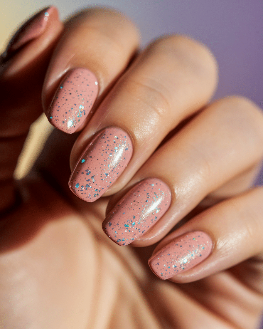 Soft Blush Nail Designs That Capture the Essence of Korean Beauty