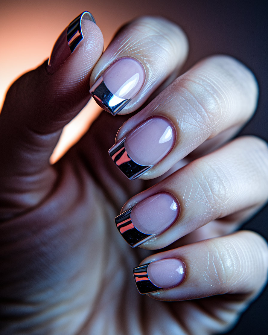 The Ultimate Guide to Chrome Nail Designs with a Bold Cherry Red Finish