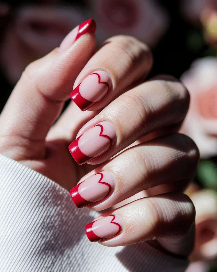 0001_2_a-close-up-photograph-captures-the-intri_bIAdw4dkTZSybcn9ARhNwg_eQV_7aNdSUqZU5g6c4J3BQ Modern French Tip Nail Designs for a Stylish Twist