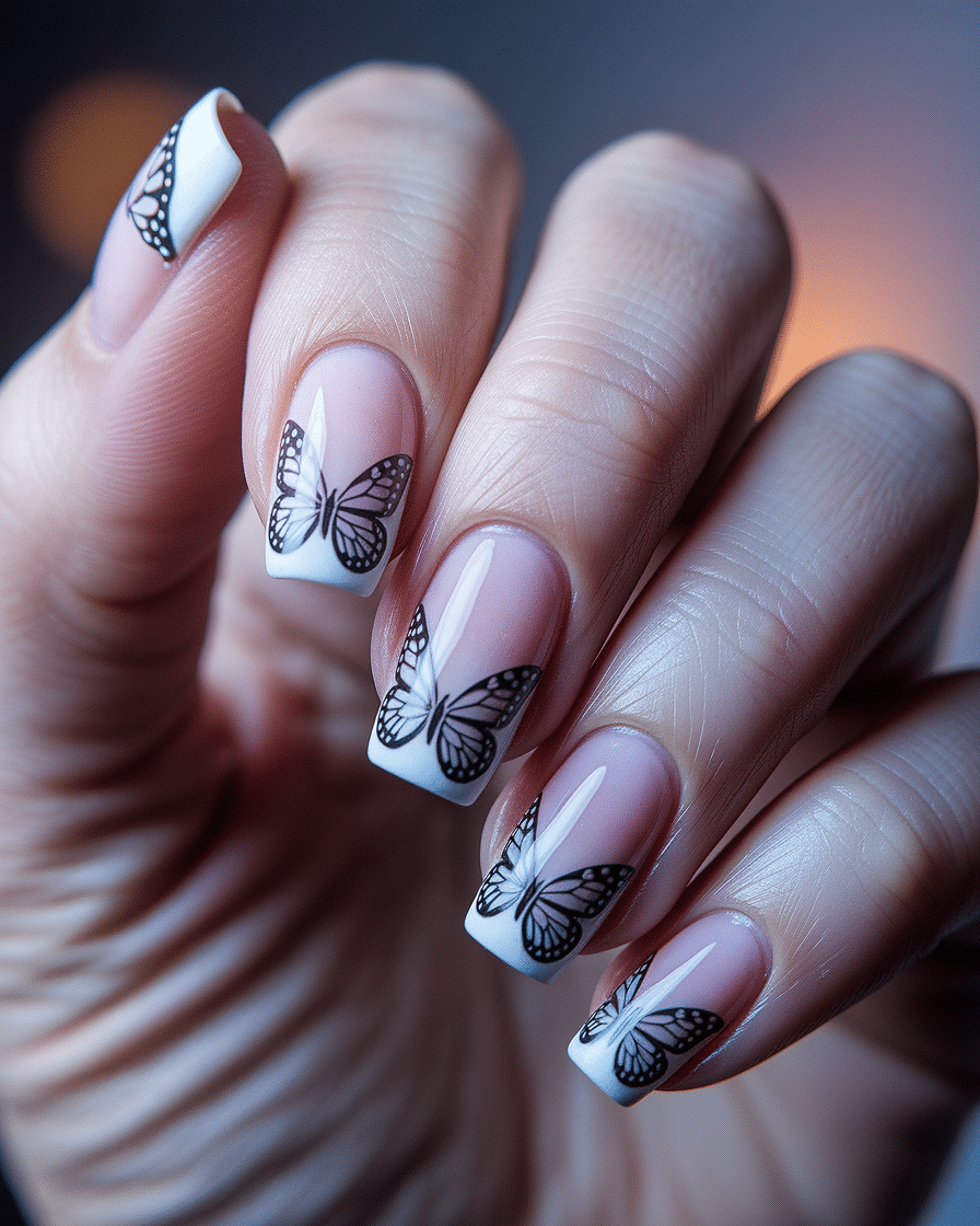 0001_2_a-close-up-photograph-of-a-beautifully-m_NdJESY7DQ9CAjkAi_7kZKA_iLy6Ce2rQ0aLqTNNhueVPg Butterfly Nail Art Ideas That Will Make Your Manicure Stand Out