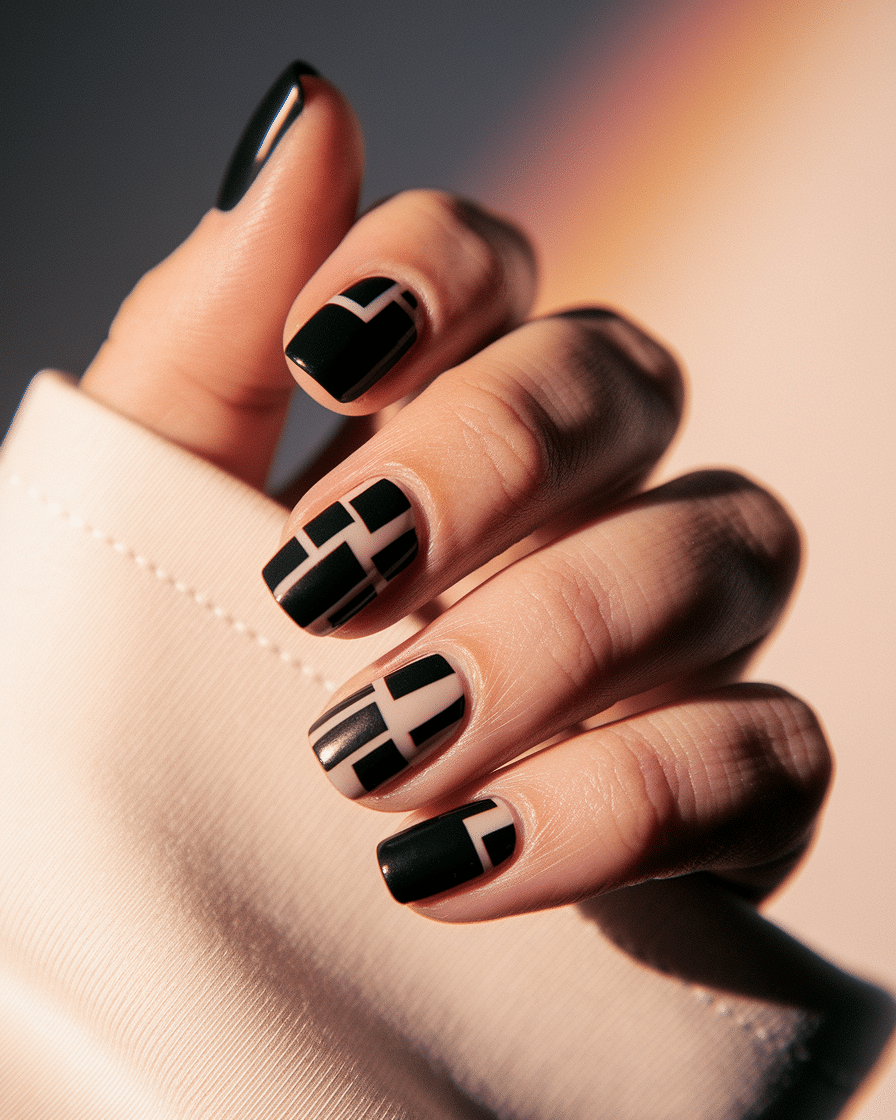 0001_2_in-a-close-up-photograph-a-hand-with-ele_Yqny3uKnRR-lPuTGgVNVmg_akos0OumQl6srpBgxfj-eg_cover Elegant Nail Art Trends with Geometric Designs in Black and Nude