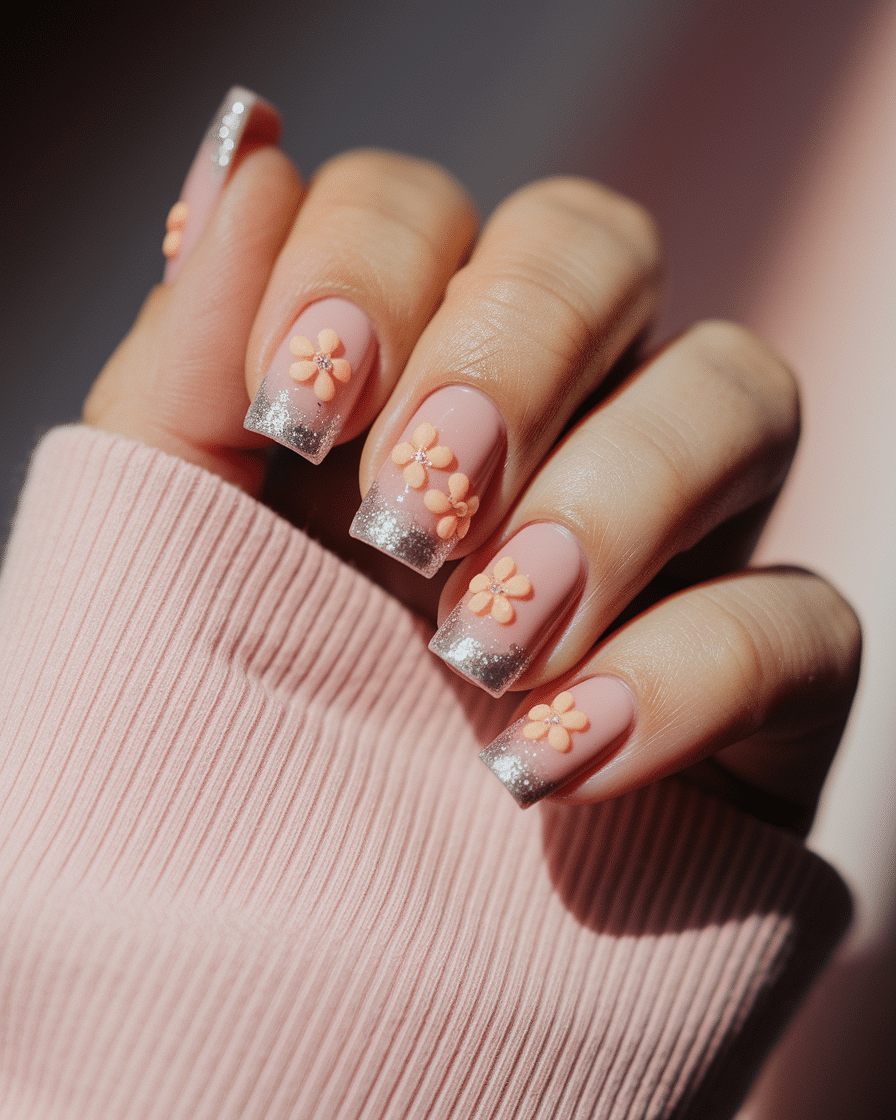 0001_3_a-close-up-photograph-captures-a-beautif_s7kX_u5rTC6JjwmyNR4BjA_IIZI3F4IQn2DWsJSZ_jVEw Floral French Tip Nail Designs That Blend Elegance and Playful Color