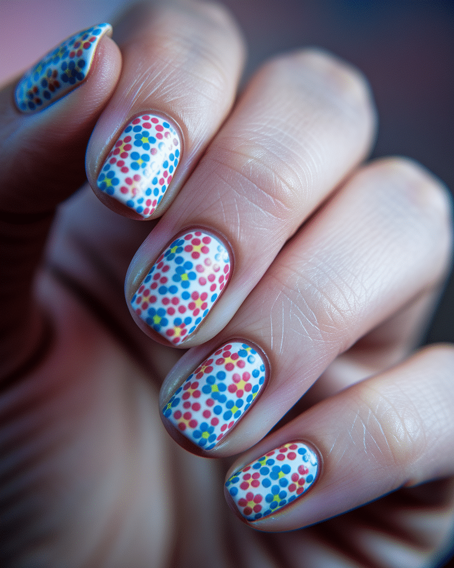 Creative Nail Design Ideas You Can Try with Any Multi-Color Polish Set