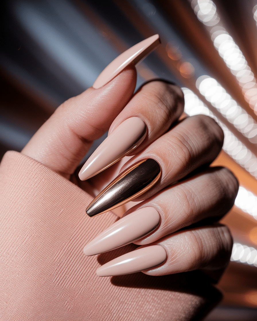 0001_3_a-close-up-photograph-of-a-hand-with-lon_rfS1fJYYTP60vjqVxLz8ww_jYjGOToGR1yq--RdCw9uOA Elegant Nail Trends for a Timeless Look: Nude Designs with a Touch of Gold