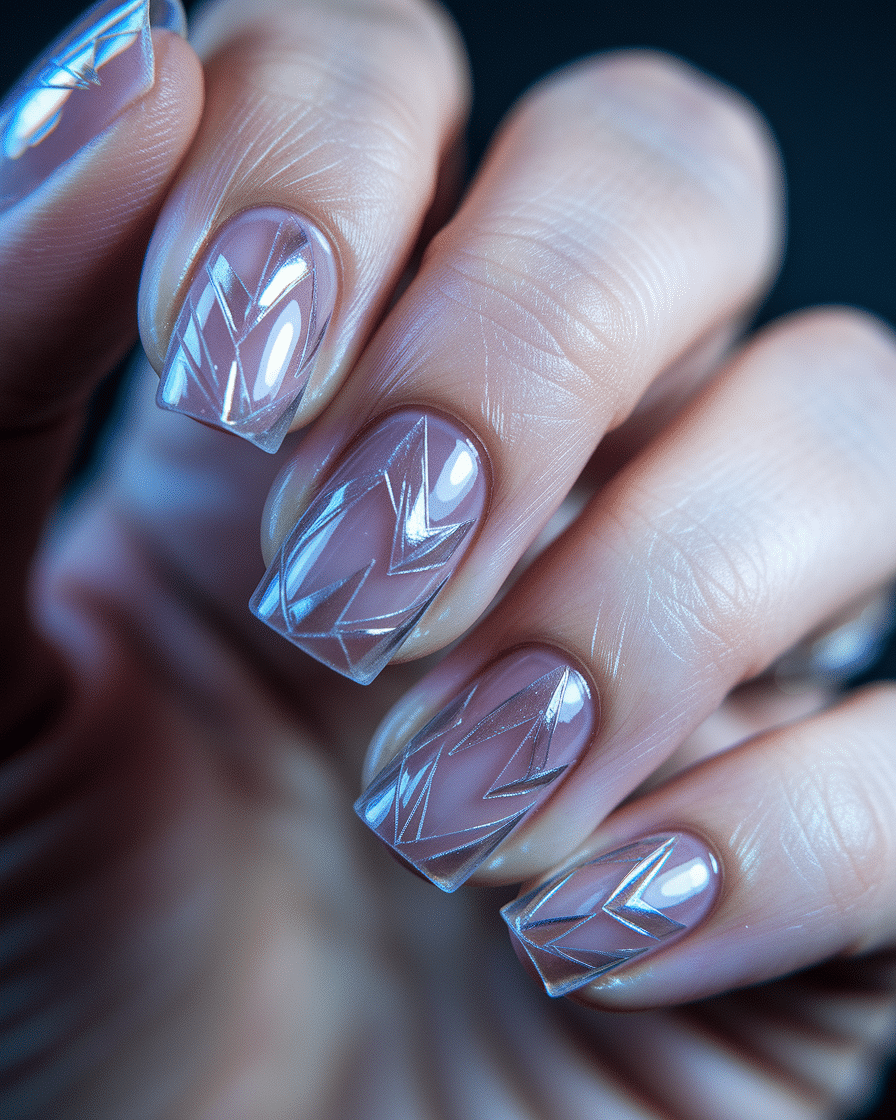 Trending Frozen Nail Designs That Look Just Like Real Ice