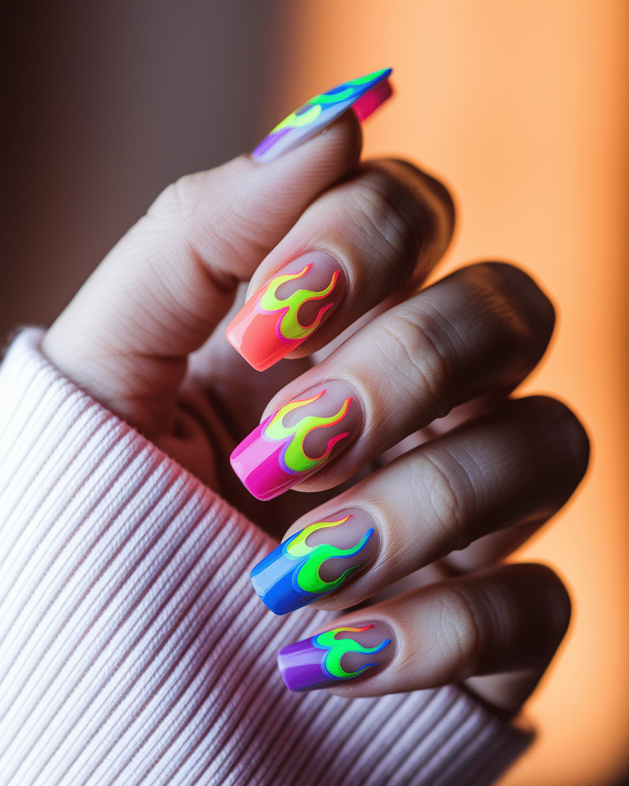 0002_3_a-close-up-photograph-captures-a-beautif_hIEn9Fc8R7iexreahnDR3g_w-oTbaHsRfi1mseoKo-eoA Bold and Trendy Flame Nail Designs That Will Set Your Look on Fire