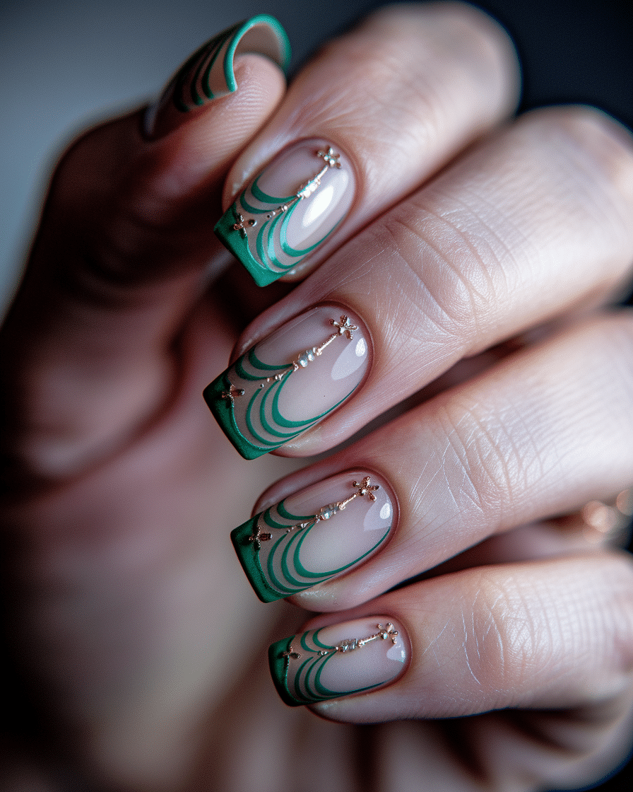 The Freshest Nail Trend: Why Green French Tips Are Taking Over This Season