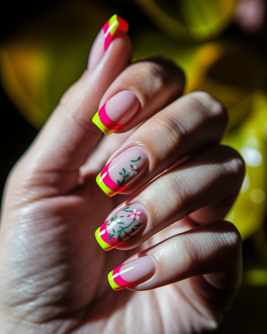 0002_3_a-close-up-photograph-captures-the-intri_omVsecbqScuJtUM3yZB_1Q_0MHxz0LwRwWsbO7hZwgvJw Floral French Tip Nail Designs That Blend Elegance and Playful Color