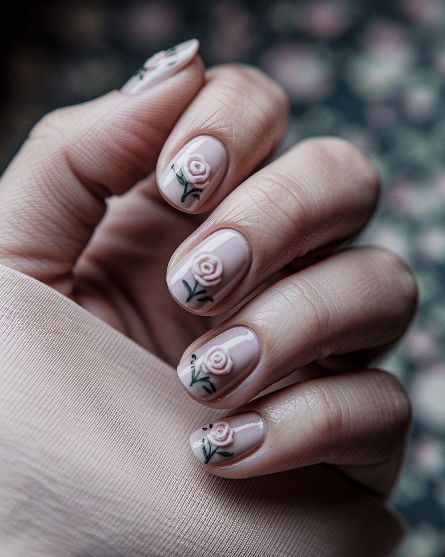 0002_3_a-close-up-photograph-captures-the-intri_zgzy-LG9QZGei4IuVKJfww_oGkFB8KtSoya8ToCOhwJ6g Elegant Nail Art Ideas with Real Flowers: The Beauty of Pressed Floral Designs
