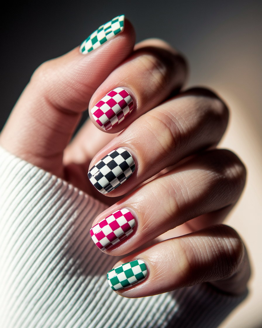 0002_3_a-close-up-photograph-of-a-beautifully-m_NLdC1n0gQTmesFxV1_U_Wg_26Pk_-OEQKGSjf46f34vug_cover Trendy Checkerboard Nail Designs That Are Taking Over This Season