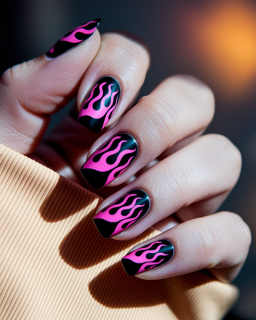 0003_2_a-close-up-photograph-captures-a-hand-wi_Wsv85Vv0T1qeKsuYIaY8pQ_tqNZchGYS6GQLn36K5dfDQ How to Style Bold and Playful Nails for a Confident and Fun Look