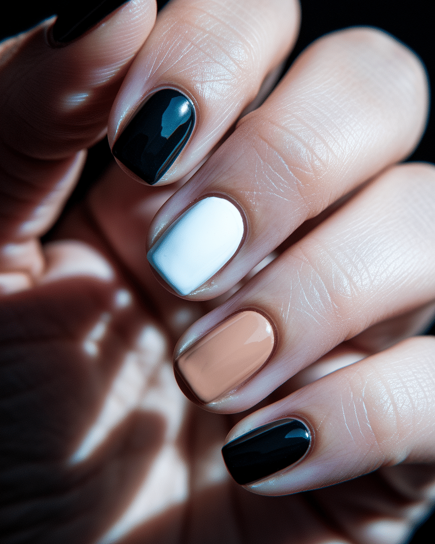 Minimalist Nail Design Ideas with Negative Space for a Clean and Modern Look