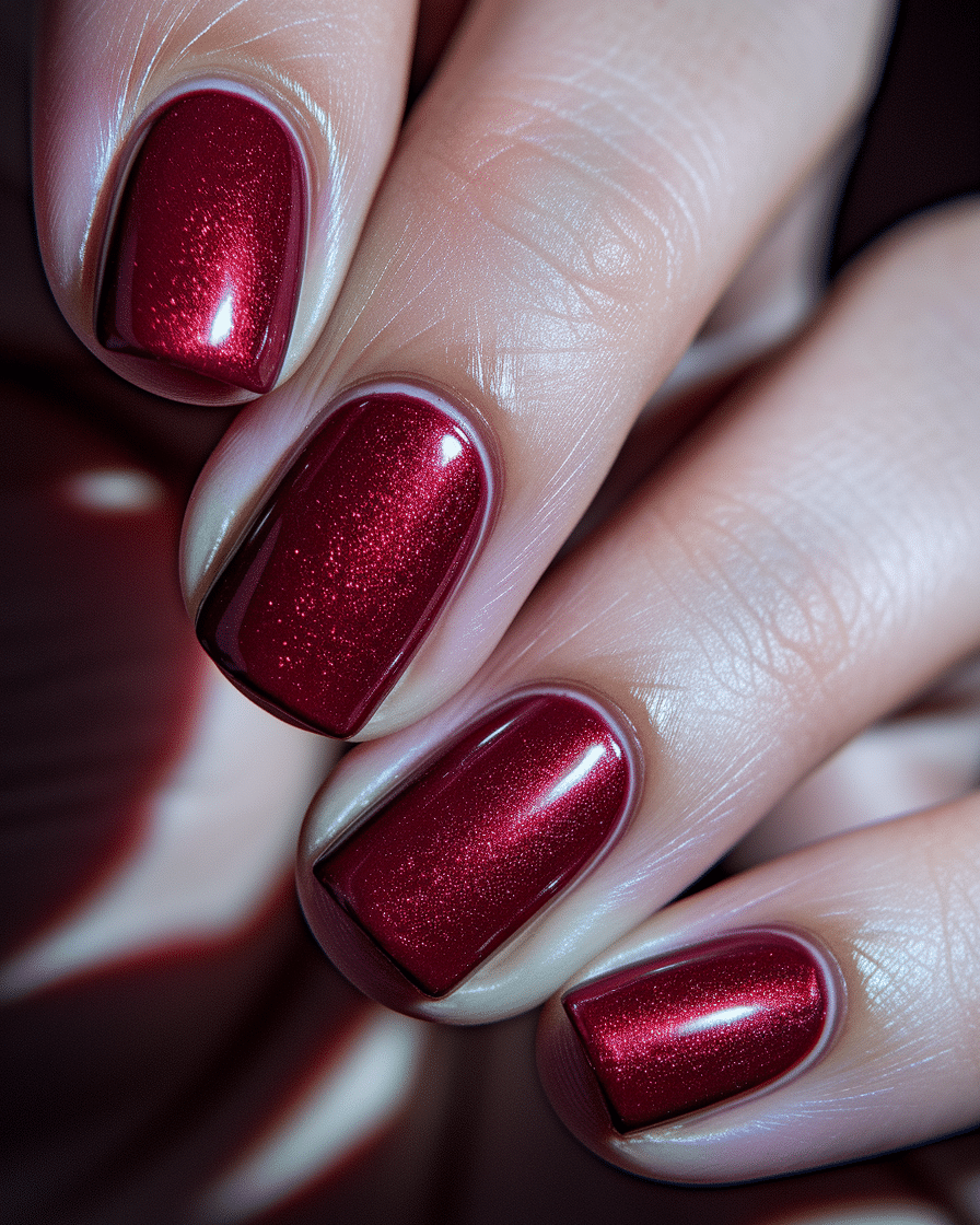 Magnetic Velvet Nails That Shine with Style and Elegance