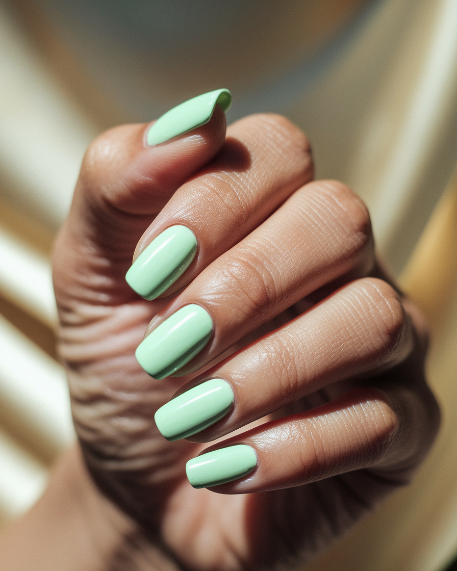 0003_2_a-close-up-photograph-of-a-beautiful-han_U18ovg2NS32wSAUT-Z_tFQ_yxMBvAuKTySCR6Lv2GEy0g Soft Green Nail Trends for a Clean and Minimal Look
