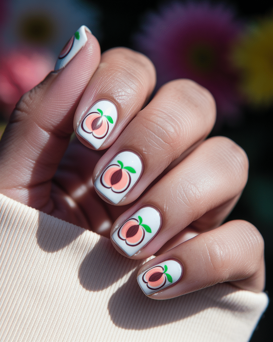 0003_3_a-close-up-photograph-captures-a-beautif_yjextilYSZ6eJQucVbQymA_osDjGJmSQ56L6m4O71P_2Q The Best Peach Nail Designs to Brighten Up Your Summer Look