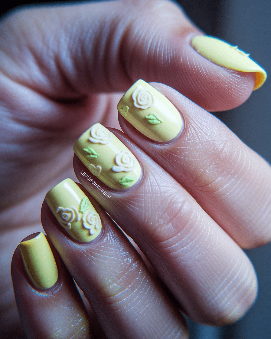 0003_3_a-close-up-photograph-captures-the-intri_La1X1j3FQj-5RMNtgO-Ofw_Maf4pbywTK6j1LkwWOc5yg Elegant Floral Nail Designs Perfect for Summer Manicures