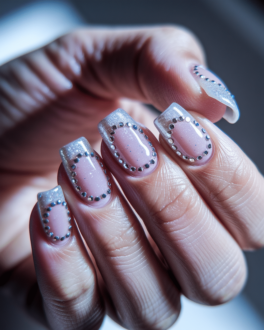 0003_3_a-close-up-photograph-captures-the-intri_c7IbTvLZScSth6_S62b5lw_N__3PzMkReyCdnhBS7GBlA Elegant Nail Designs with Glitter Ombre for a Timeless Look
