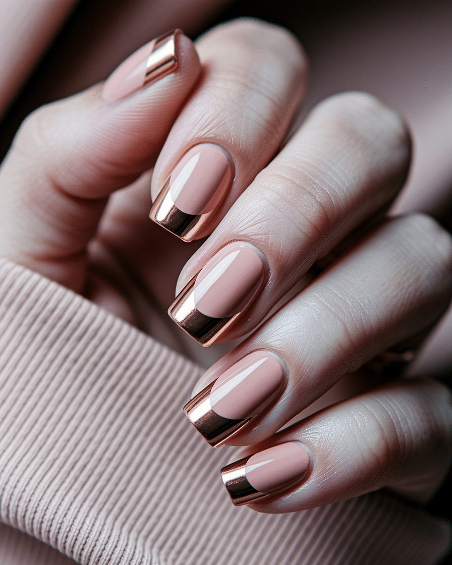 The Rise of Chrome French Tip Nails: A Trend That Combines Elegance and Edge
