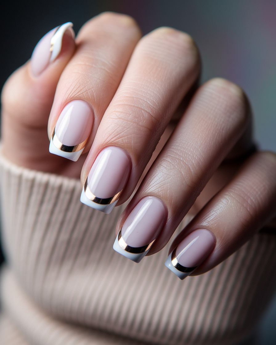 0003_3_in-a-close-up-photograph-a-beautiful-han_OaRthkrBRK6yo4Bve70WAA_Xe_a0wCSTSSUrAuUbMJDJQ The Best White and Gold Nail Designs for a Timeless and Luxurious Manicure