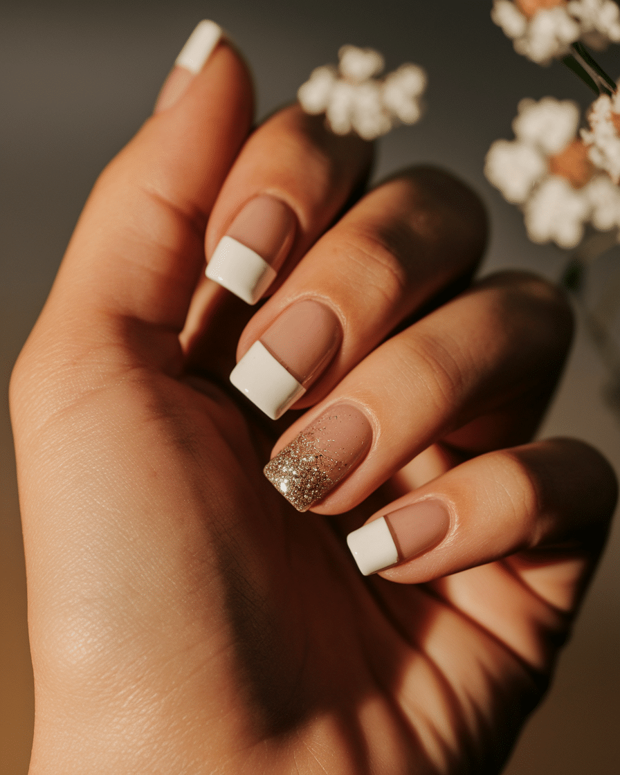 0004_1_a-close-up-photograph-of-a-beautiful-han_3SkuM3GIQ2WmuCc9gfYa8Q_fxvy3GQySCm2BOIxMs9bAA Elegant French Tip Nail Designs for a Timeless and Modern Look
