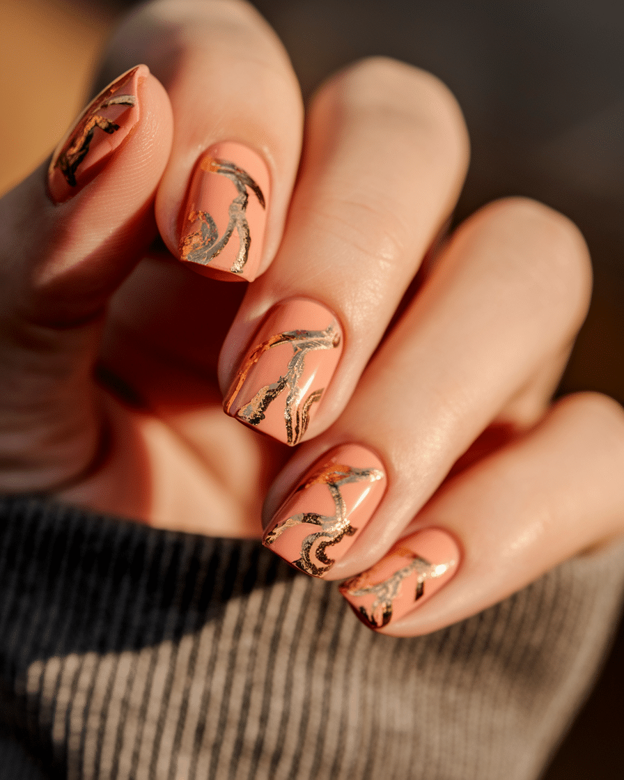 The Best Peach Nail Designs to Brighten Up Your Summer Look