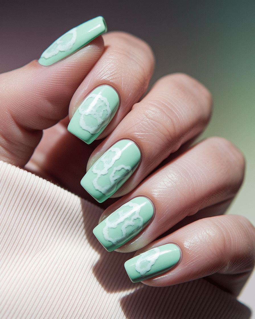 0004_2_a-close-up-photograph-captures-the-stunn_YuxK3JuBQZas-4Jd42_cnw_4T4NfEVUQLWJeU5ExA2rtg Soft Marble Nail Designs That Look Like Clouds