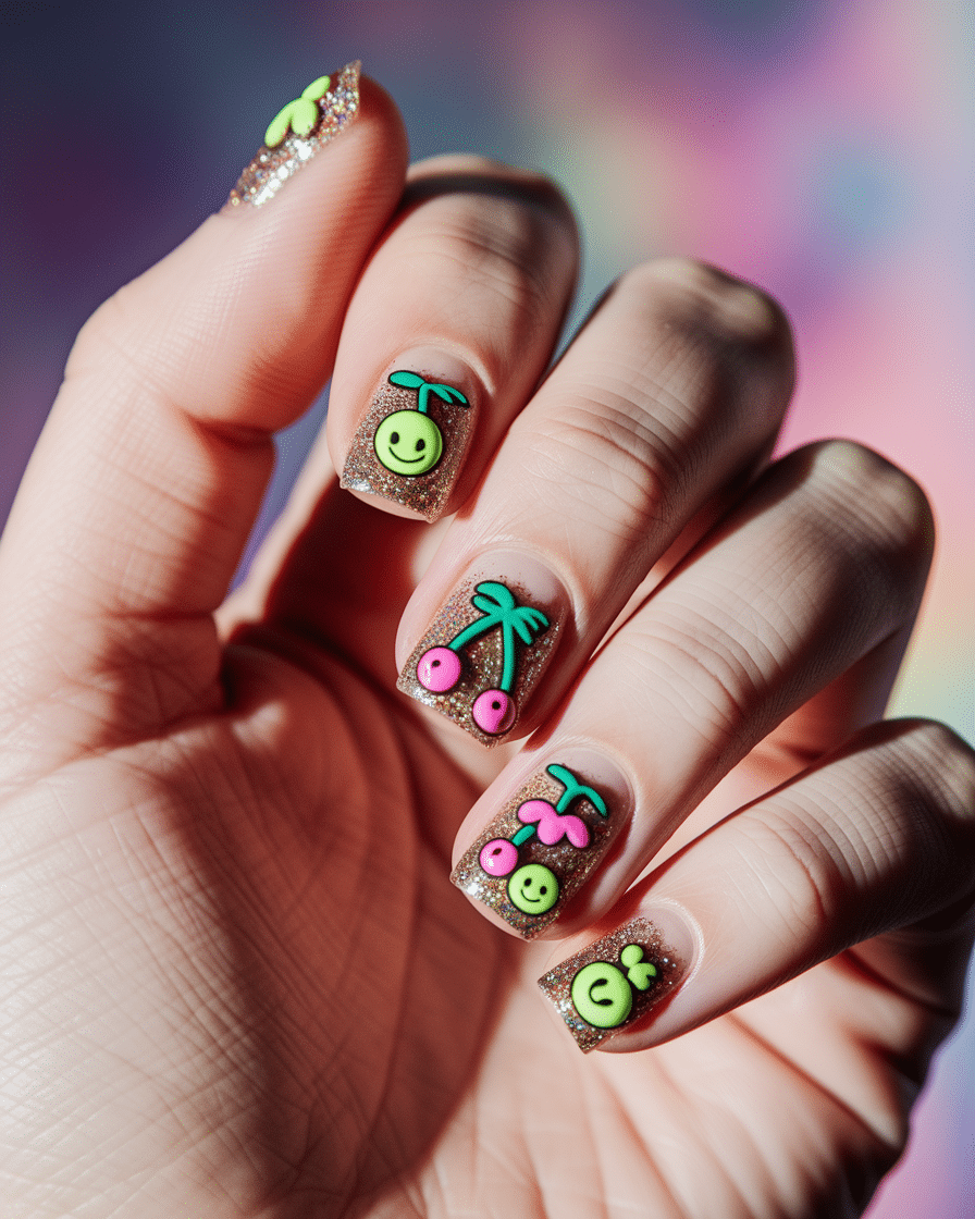 0004_2_a-close-up-photograph-of-a-beautiful-han_9uvtCO52RCuanIpqCy3P5w__RWKD_sJR-uWgSe9wzrMiQ Sparkling Nail Design Trends Inspired by Early 2000s Fashion