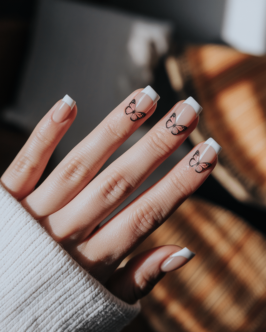 0004_2_in-a-close-up-photograph-a-hand-graceful_aeqMOa8HTryf1WnAWU52vg_hxg85T5SRtqJJr-fZJmMFA Beautiful Butterfly Nail Designs That Add a Delicate Touch to Your Manicure