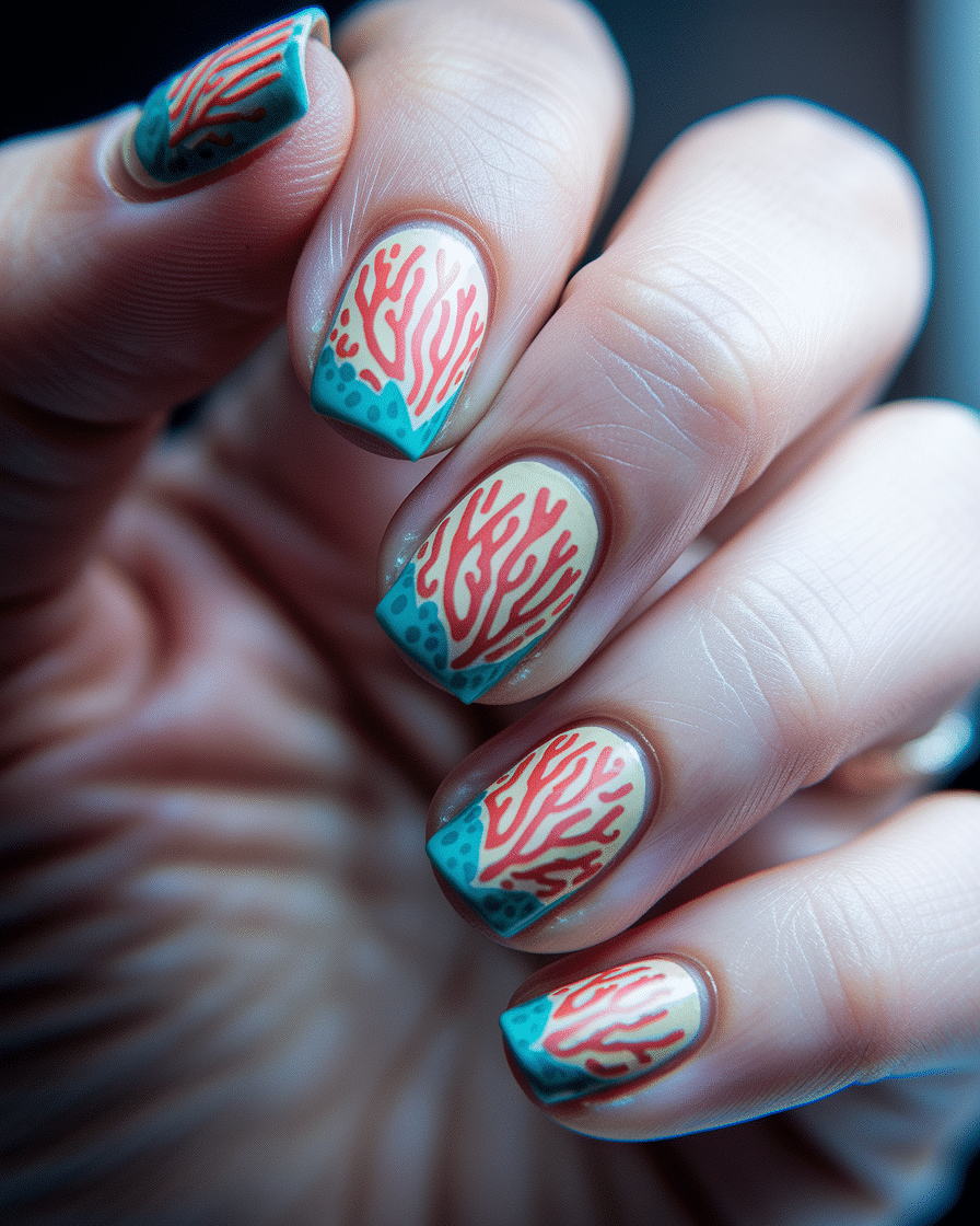 Watercolor Nail Art Designs That Look Like Miniature Paintings