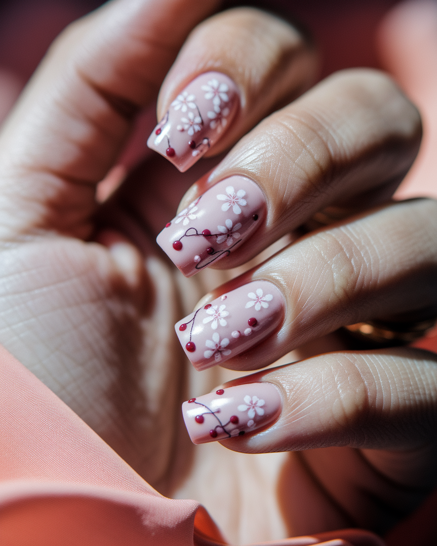 0004_3_a-close-up-photograph-captures-the-intri_tNnvG11_TcCio4PFEfZaQQ_vJn75dtPRb2eT-FiI3GT5w_cover The Best Cherry-Inspired Press-On Nails for a Cute and Stylish Summer Look