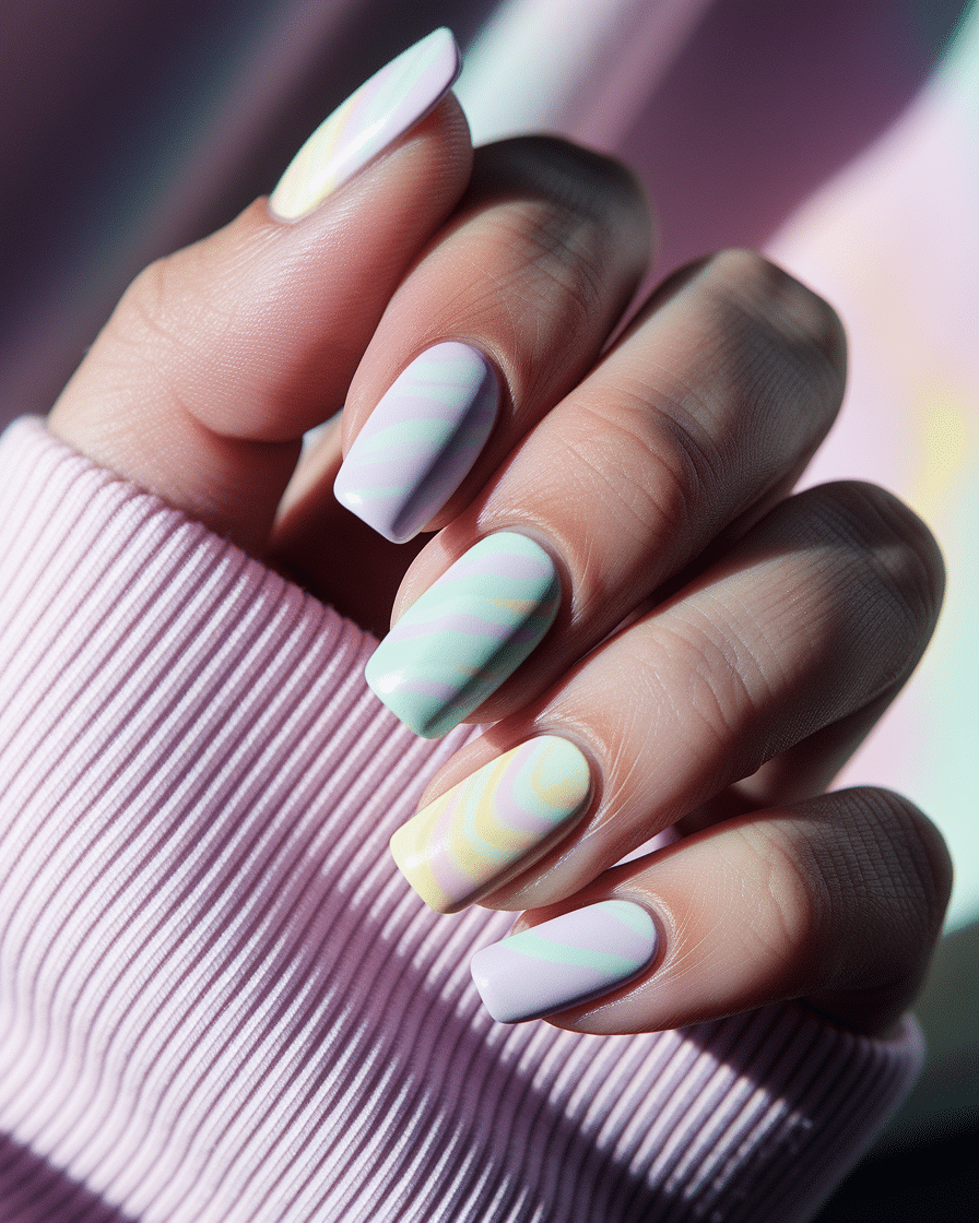 0004_3_a-close-up-photograph-captures-the-intri_yUJ4CIAZR7O1S-Rd44PZBg_IhSVsZ1PTaGZPkqciDCTFQ Colorful Nail Design Ideas Perfect for a Stylish Summer Look