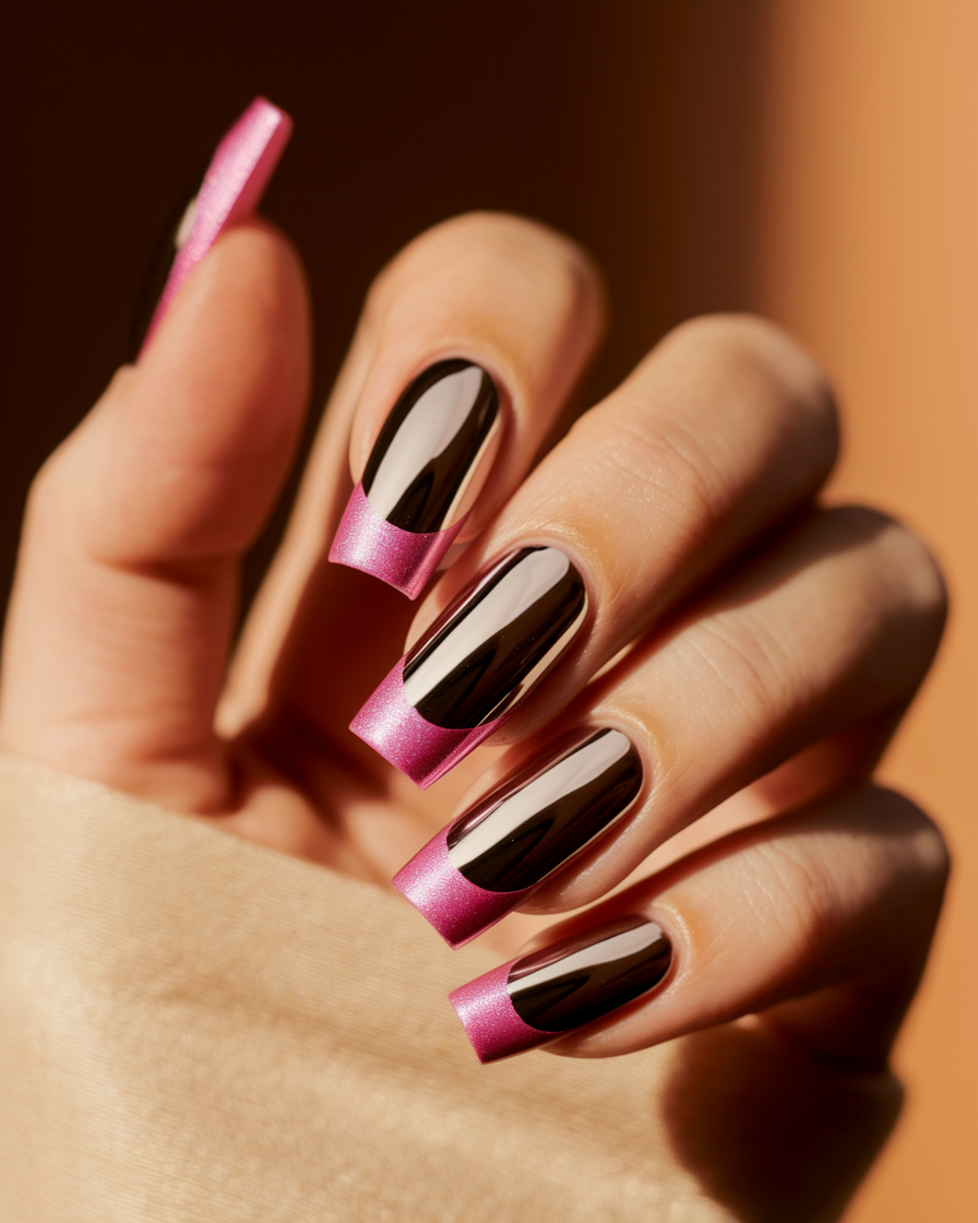 The Rise of Chrome French Tip Nails: A Trend That Combines Elegance and Edge