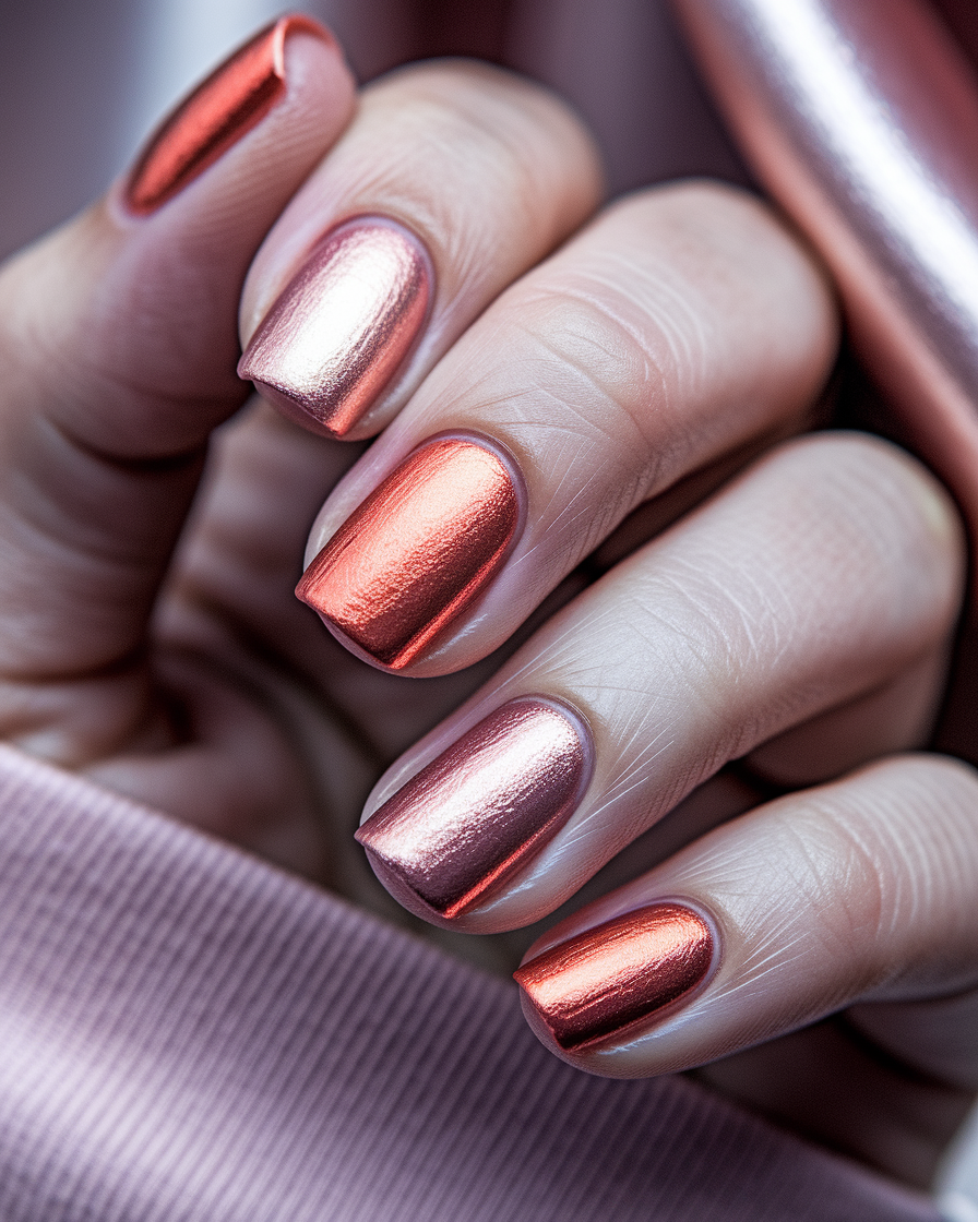 Ombre Gradient Nail Designs Inspired by Sunset Colors