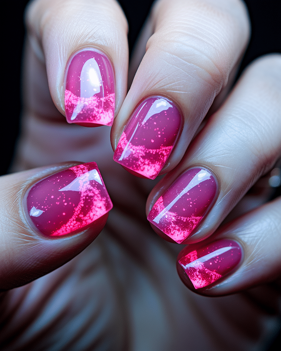Groovy Nail Art Ideas Inspired by Retro Lava Lamp Designs