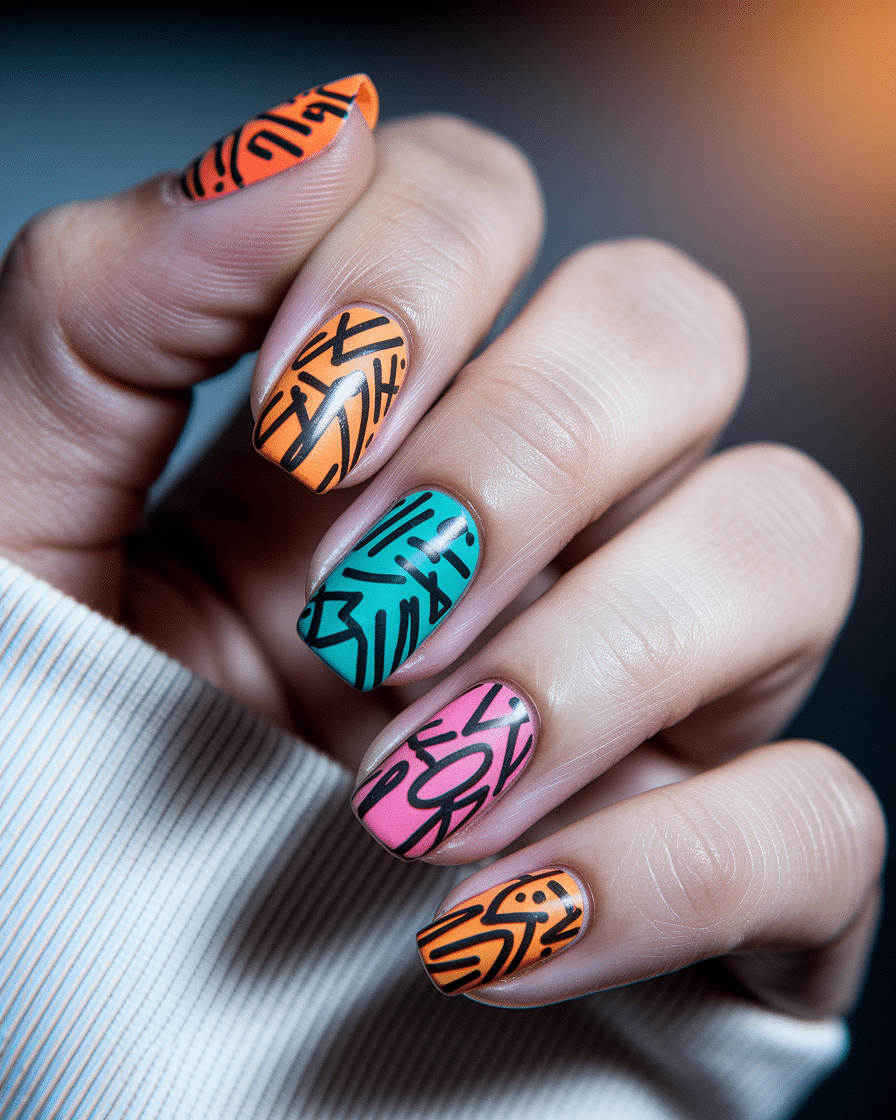 0005_3_a-close-up-photograph-captures-a-beautif_ns8NcfLDQxKf07ASFoeE_Q_B_lV2TkMSo6EHixT18GcGQ Abstract Nail Art Ideas for a Creative and Artsy Look