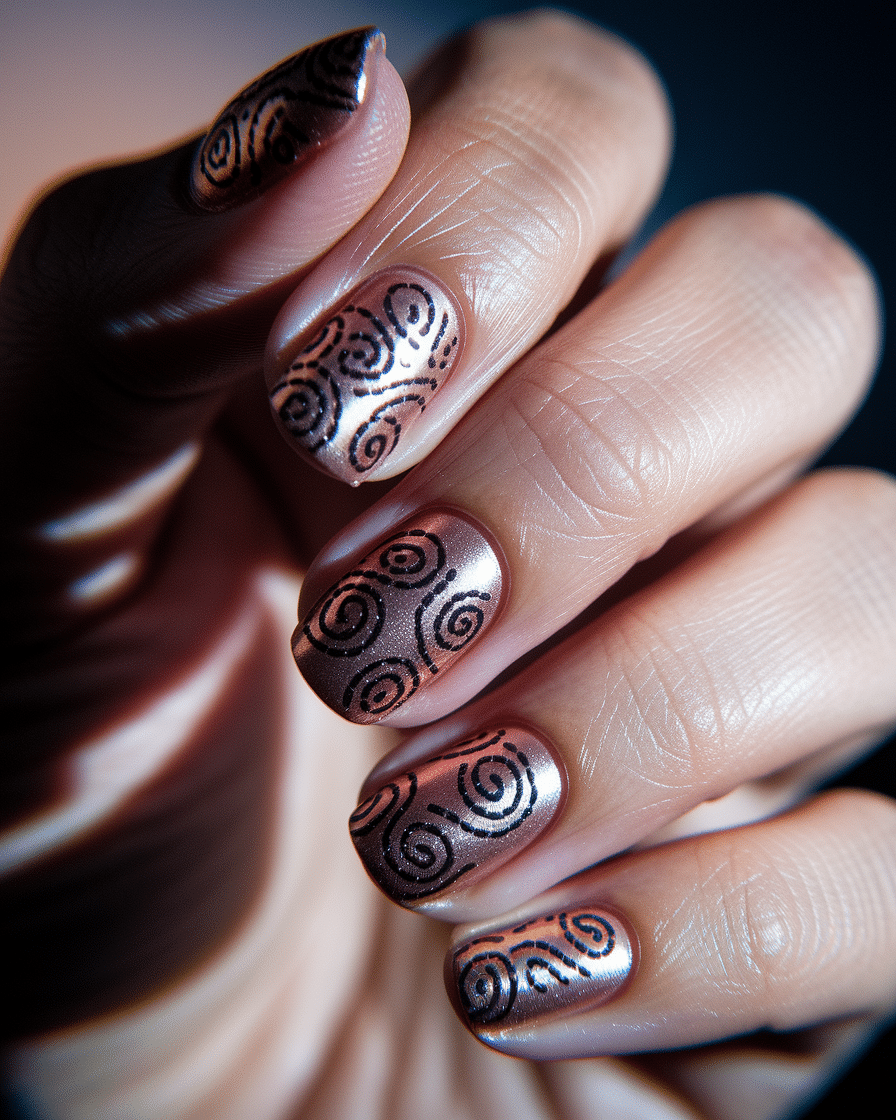 0005_3_a-close-up-photograph-captures-the-stunn_UGyDI_ehQnmUcAx-Lc2ATg_aaViMd1gRtmCWvsbvqVqzQ How to Add Texture and Sparkle with Sugar Effect Nail Designs