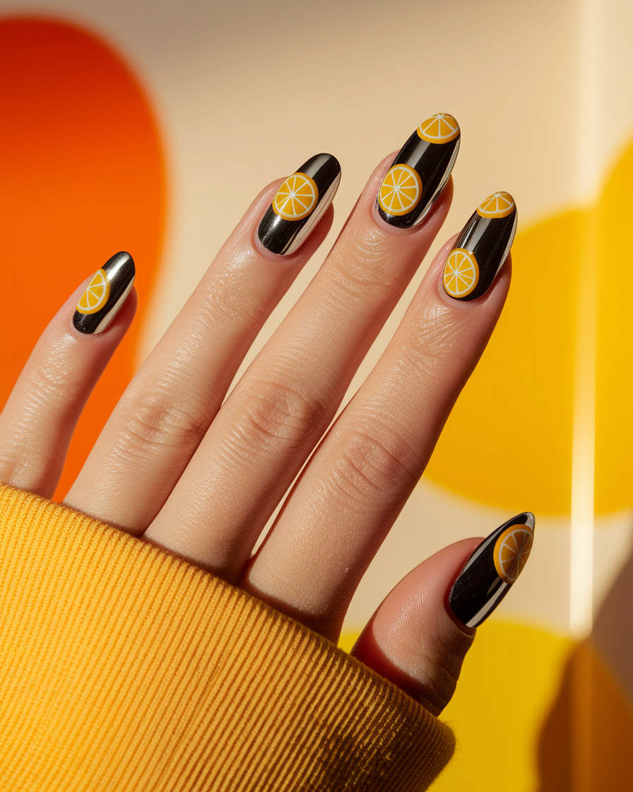 0006_1_a-close-up-photograph-of-a-beautiful-han_2j41MGzmS2KeGIQmlyq7Kw_8bVvxk_lT_u7oyXWVBsrGg Chrome Nail Ideas Inspired by Citrus Shades for a Bold Summer Look