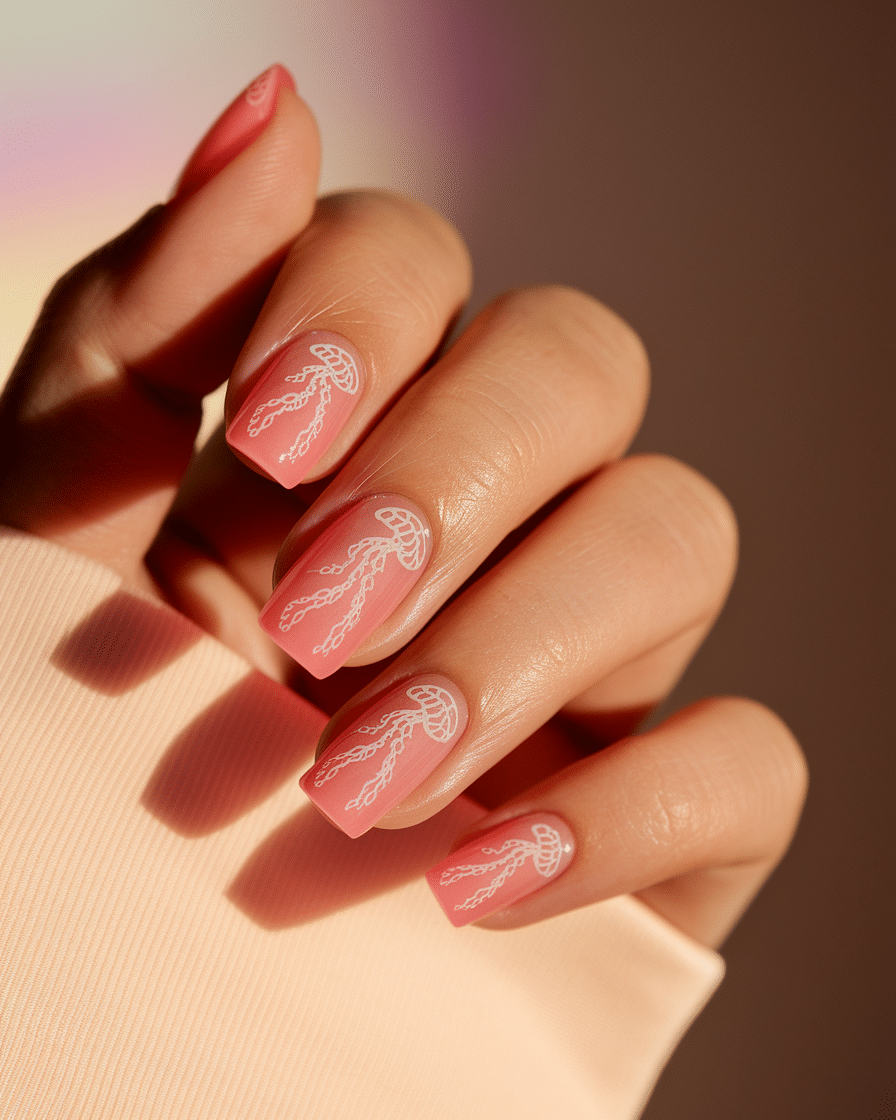 0006_1_in-a-close-up-photograph-a-hand-with-ele_3YhRU90SR9u_V2qqIszsQQ_c1QWK3amQ2KFqrevUnz2oQ_cover Best Translucent Nail Designs Inspired by Ocean Life and Jellyfish Glow