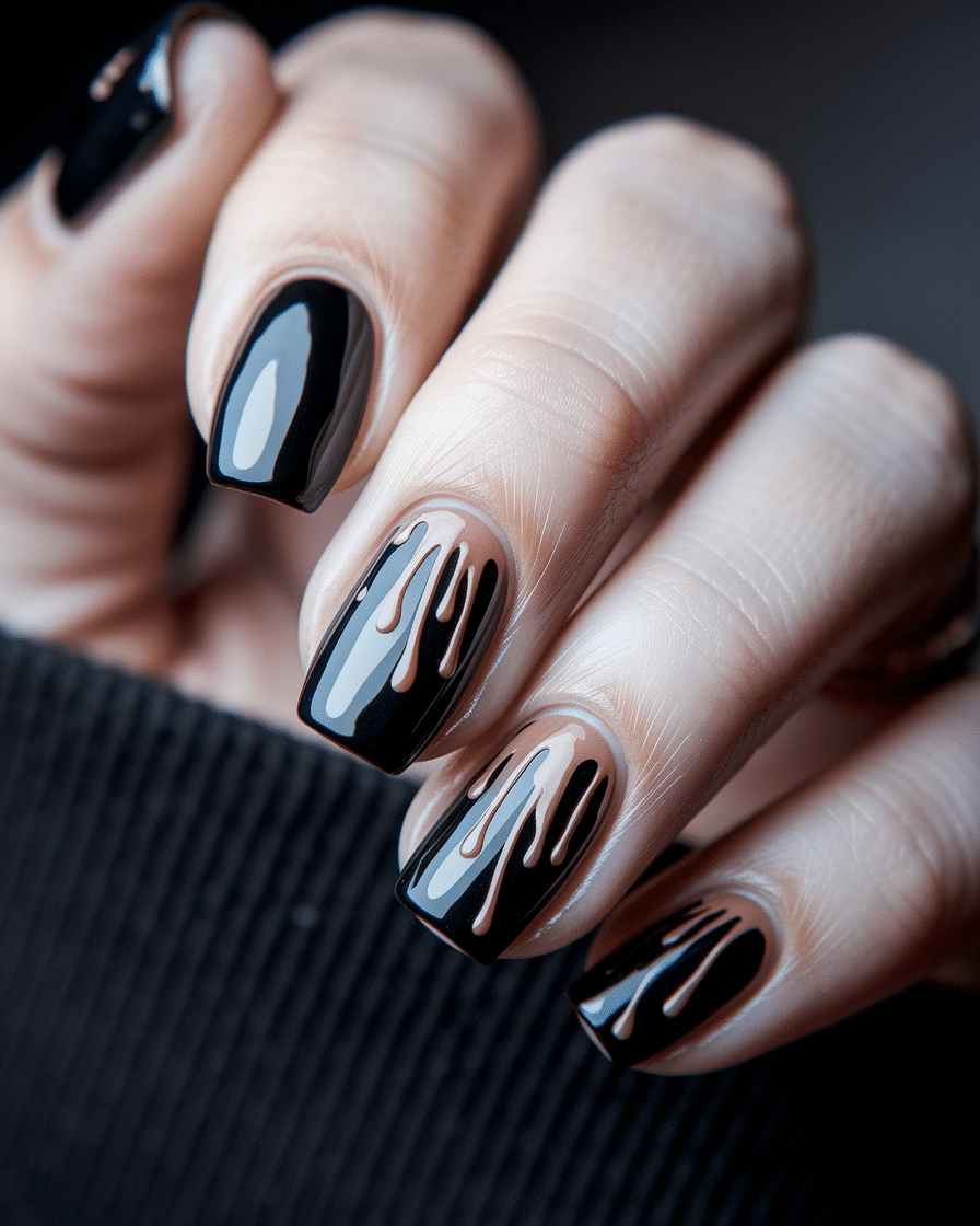 0006_2_a-close-up-photograph-captures-a-hand-wi_Bv9mmRXhTQemwAXbDFjRwg_0dNavPobRKyeICNSFjF4mA_cover Elegant Nail Design Trends: Exploring the Matte and Glossy Black Contrast