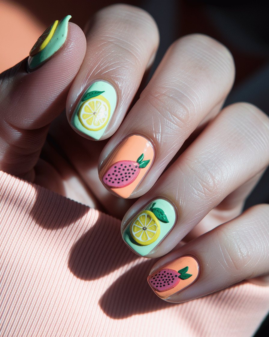 0006_2_a-close-up-photograph-of-a-beautifully-m_RxWKah9yTbmSzbhZbfSk6Q_ln96X0XwRReZc3OyssbDFA Tropical Nail Designs That Instantly Transport You to Island Paradise