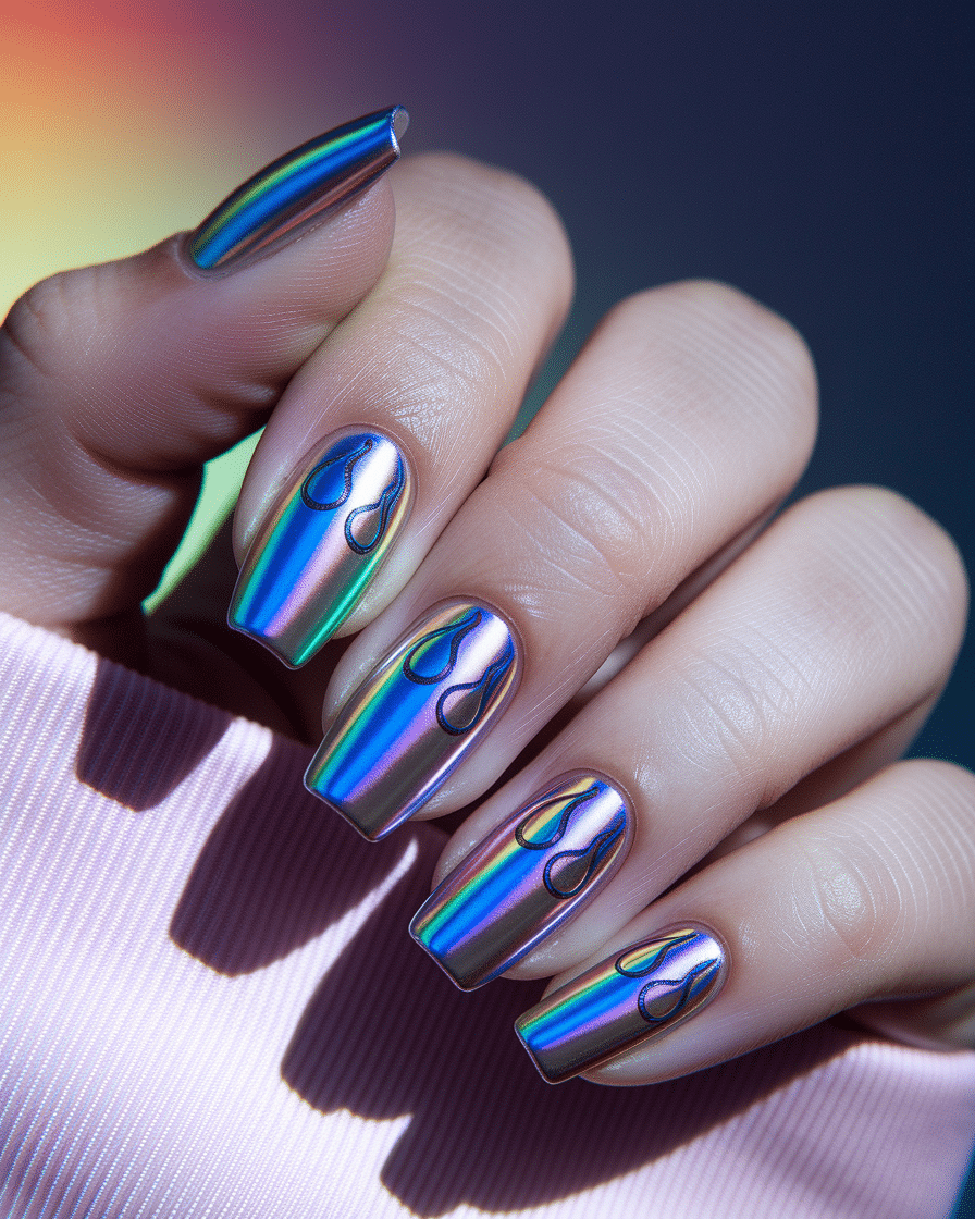 0006_3_a-close-up-photograph-captures-a-beautif_pW2QIPWVSwKNd9YrjeIWdQ_2E9wyPGvTqiA6TTFnDXxmA Best Iridescent Nail Designs That Reflect Every Color of the Rainbow