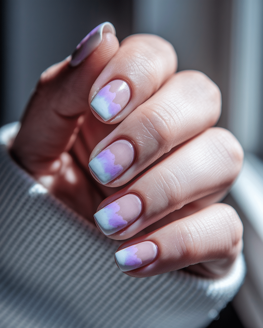 Watercolor Nail Art Designs That Look Like Miniature Paintings