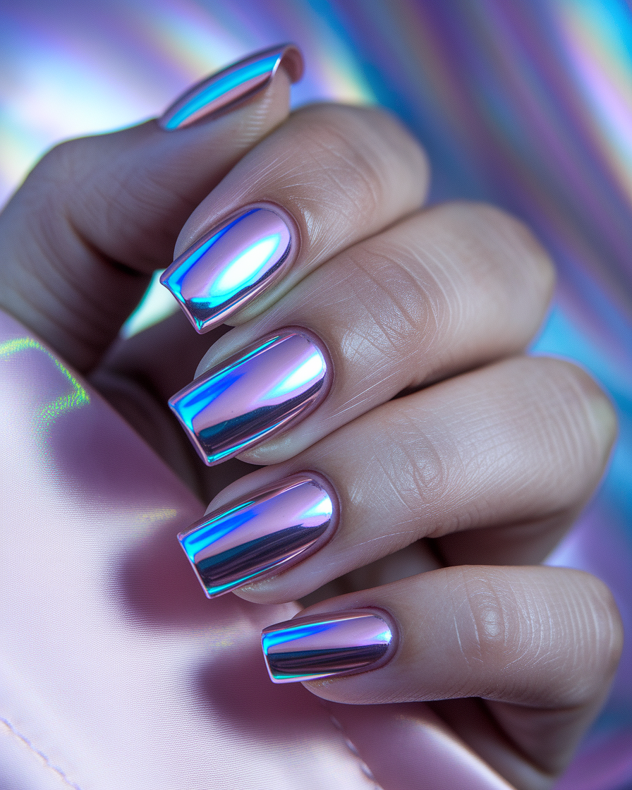 The Rise of Chrome French Tip Nails: A Trend That Combines Elegance and Edge
