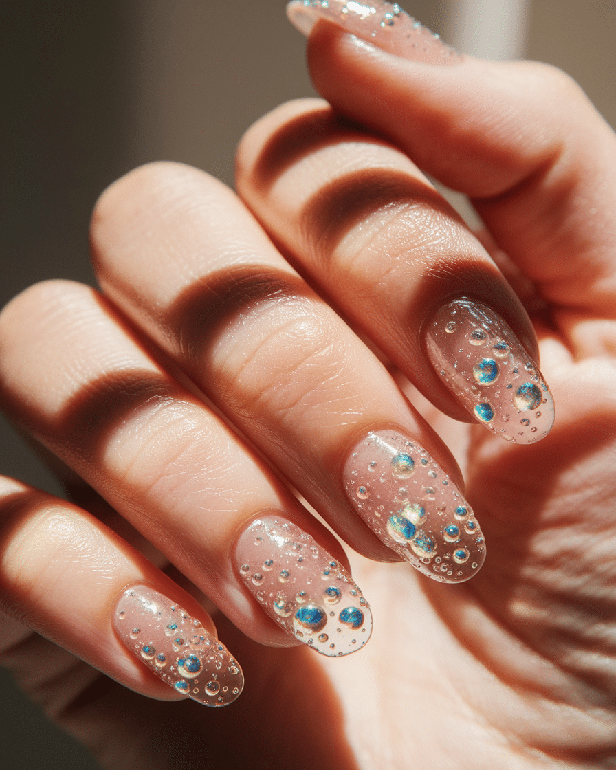 0007_1_a-close-up-photograph-of-a-gracefully-po_84vMLfgXSr2YUFVTVNlASg_IuzNm2rbRQWZ9i4b-0aZbg_cover Best Translucent Nail Designs Inspired by Ocean Life and Jellyfish Glow