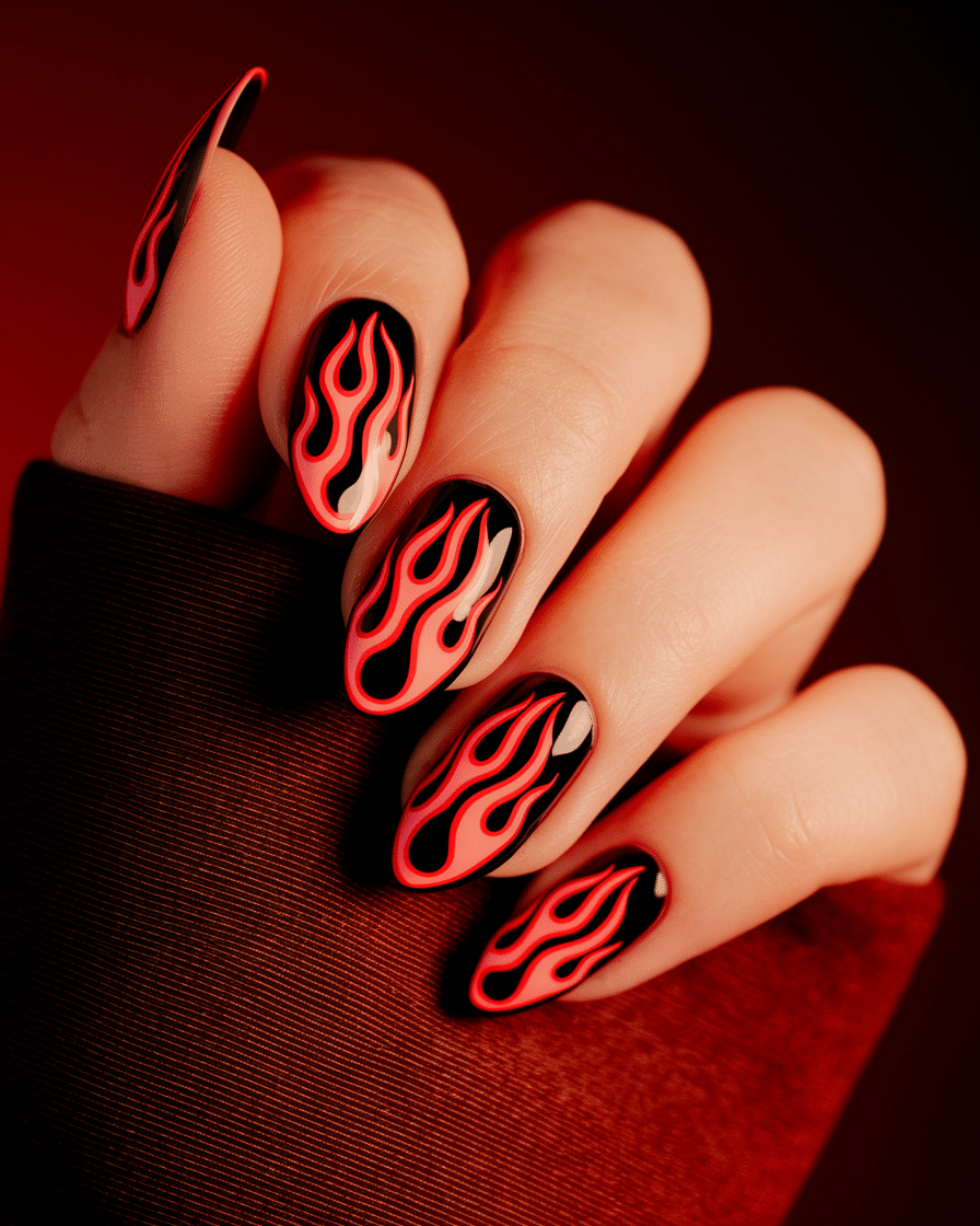 0007_1_a-close-up-shot-of-a-beautifully-manicur_MNOmmyrCSX6EyU2gMeMPRQ_HxhRqR5IRr270lysABnXNQ_cover Bold and Trendy Flame Nail Designs That Will Set Your Look on Fire