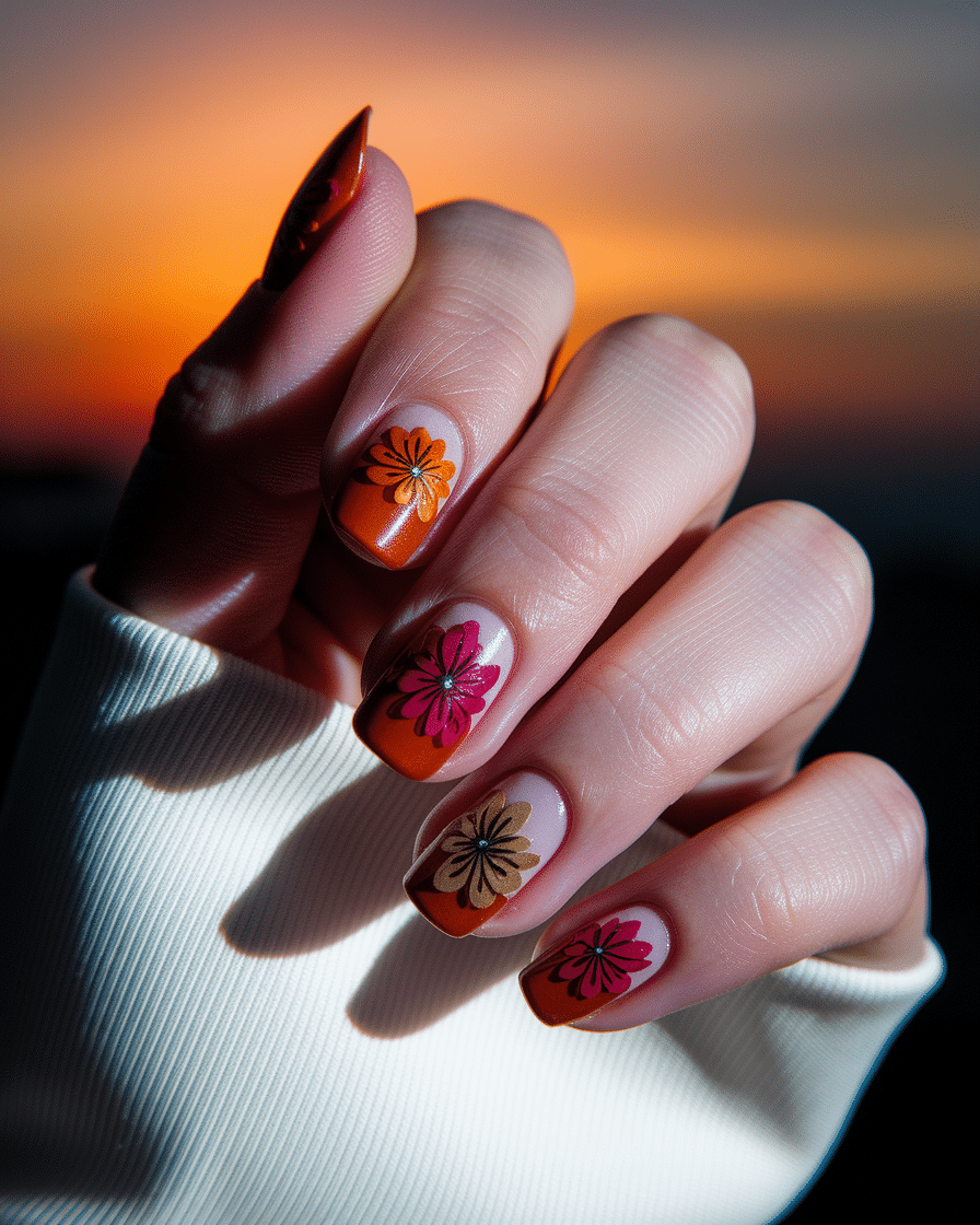 0007_2_a-close-up-photograph-captures-a-beautif_5IX0lJu1S_KuRJ8rVl0B0w_KtzgdD_xQBm2CUITQr_N6A_cover Groovy Nail Art Ideas That Channel the Retro Vibe of the 60s
