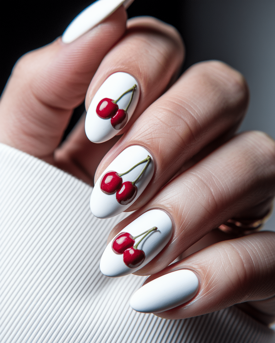 0007_2_a-close-up-photograph-captures-the-delic_ZaDYAprRRQqfDoGcS39Ffg_fBJEa3chQrenKaAwDiYYKg Cute 3D Nail Designs with Cherry Art for a Sweet and Playful Look